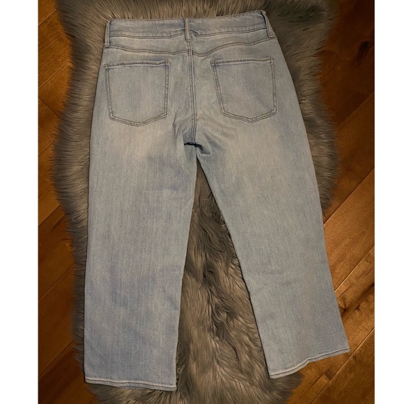 💥SALE💥ZUMIEZ EMPYRE CASSIA LIGHT BLUE CROP STRAIGHT JEANS Size 5 - Picture 3 of 6